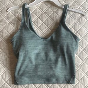 LuluLemon mint green tank top. Size 2